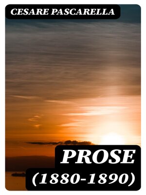 cover image of Prose (1880-1890)